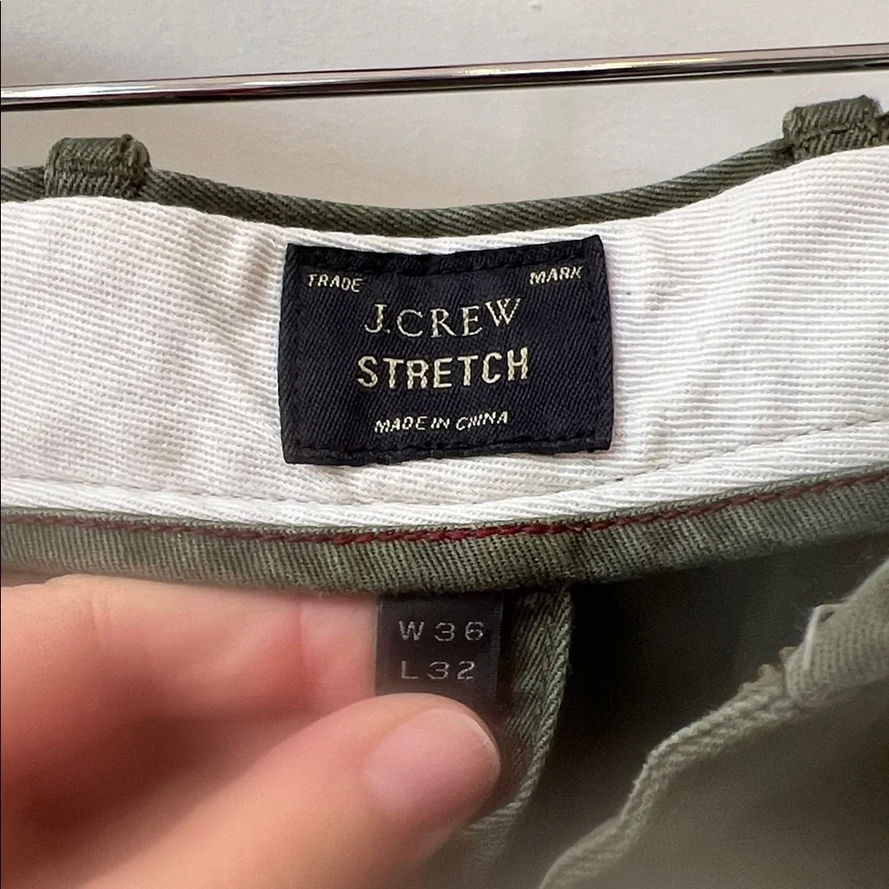 J. Crew Dark Green Chinos for Men